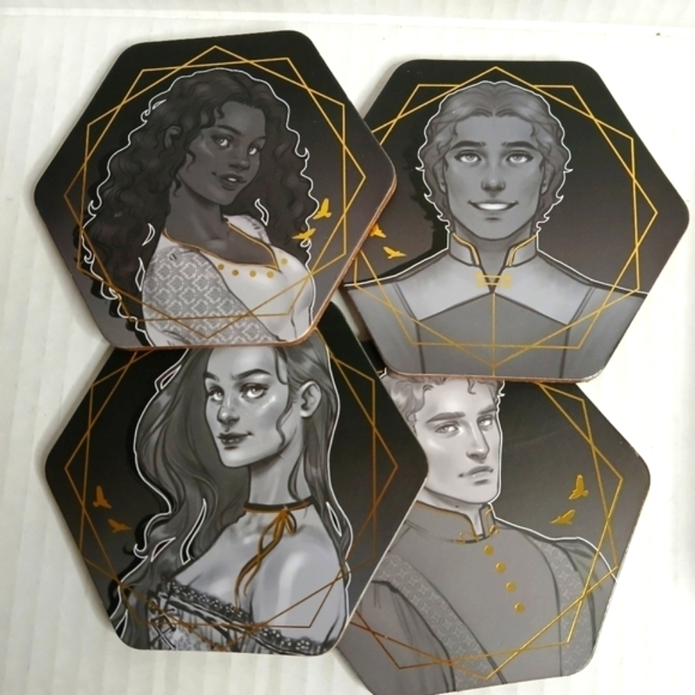 Owlcrate & Serpent & Dove Coaster Set Bundle Gothic Haunting Fairyloot New Item